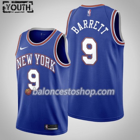 Camiseta Niños NBA New York Knicks RJ Barrett 9 2019-20 Nike Statement Edition Swingman